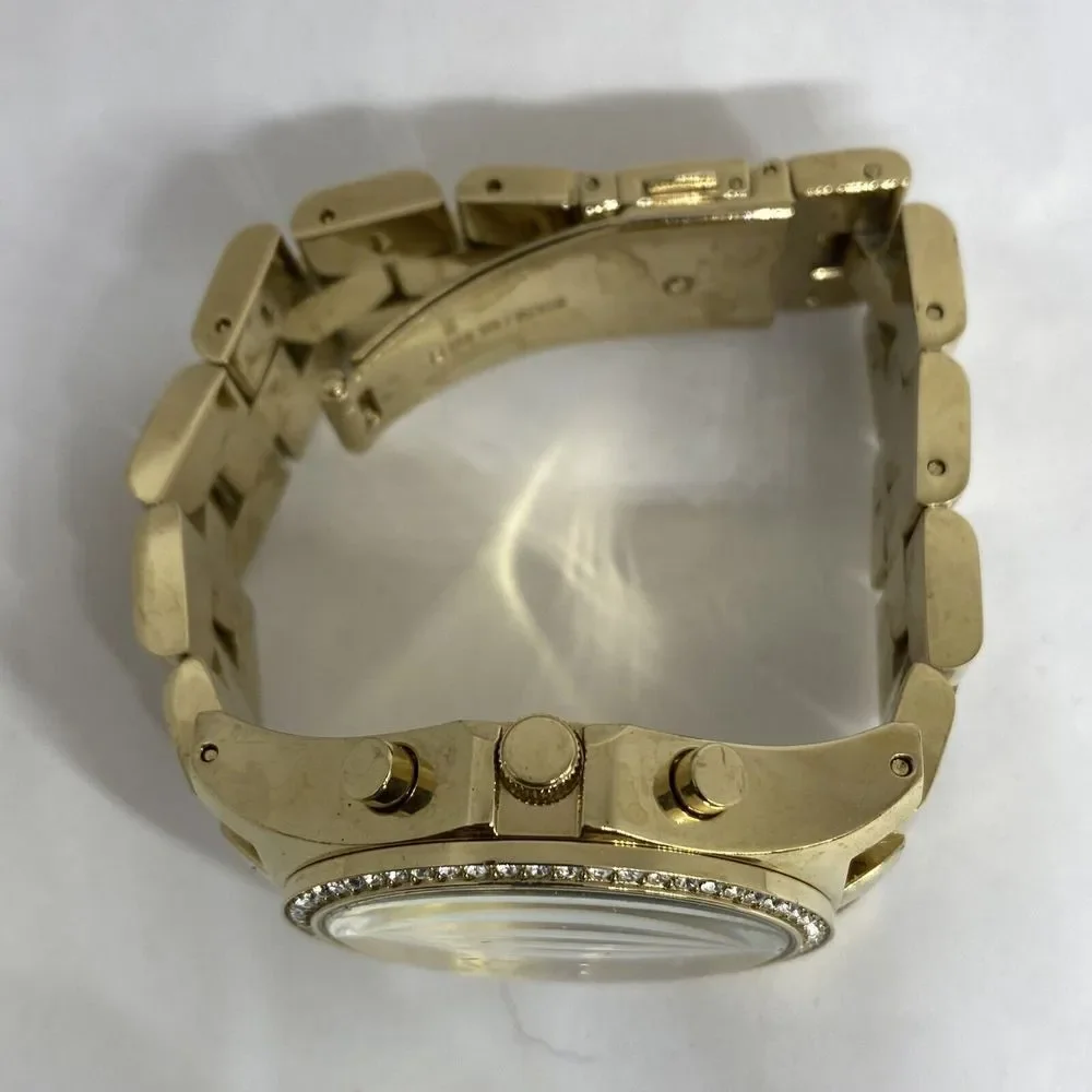 Marc Jacobs MBM3105 Women's Gold Stainless Steel Analog Dial Quartz Watch XX899